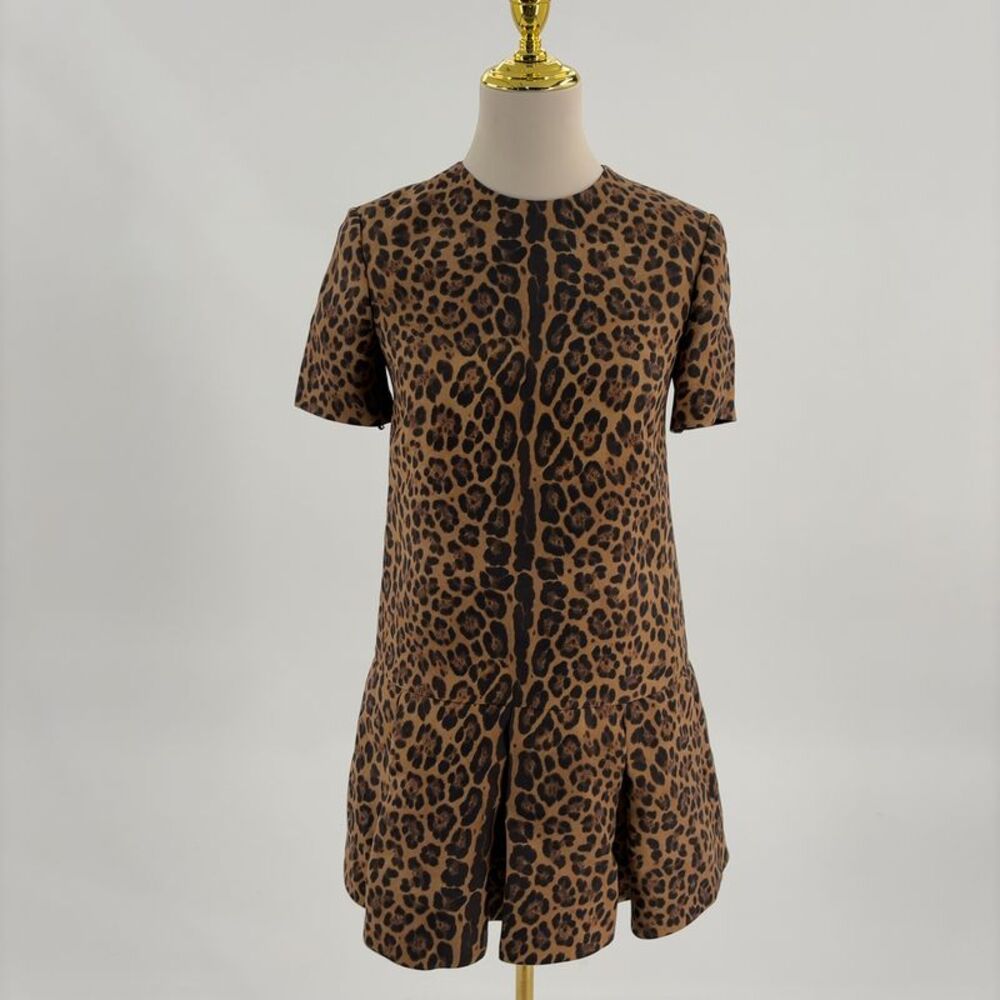 valentino Wool & Silk-Blend Mini Dress